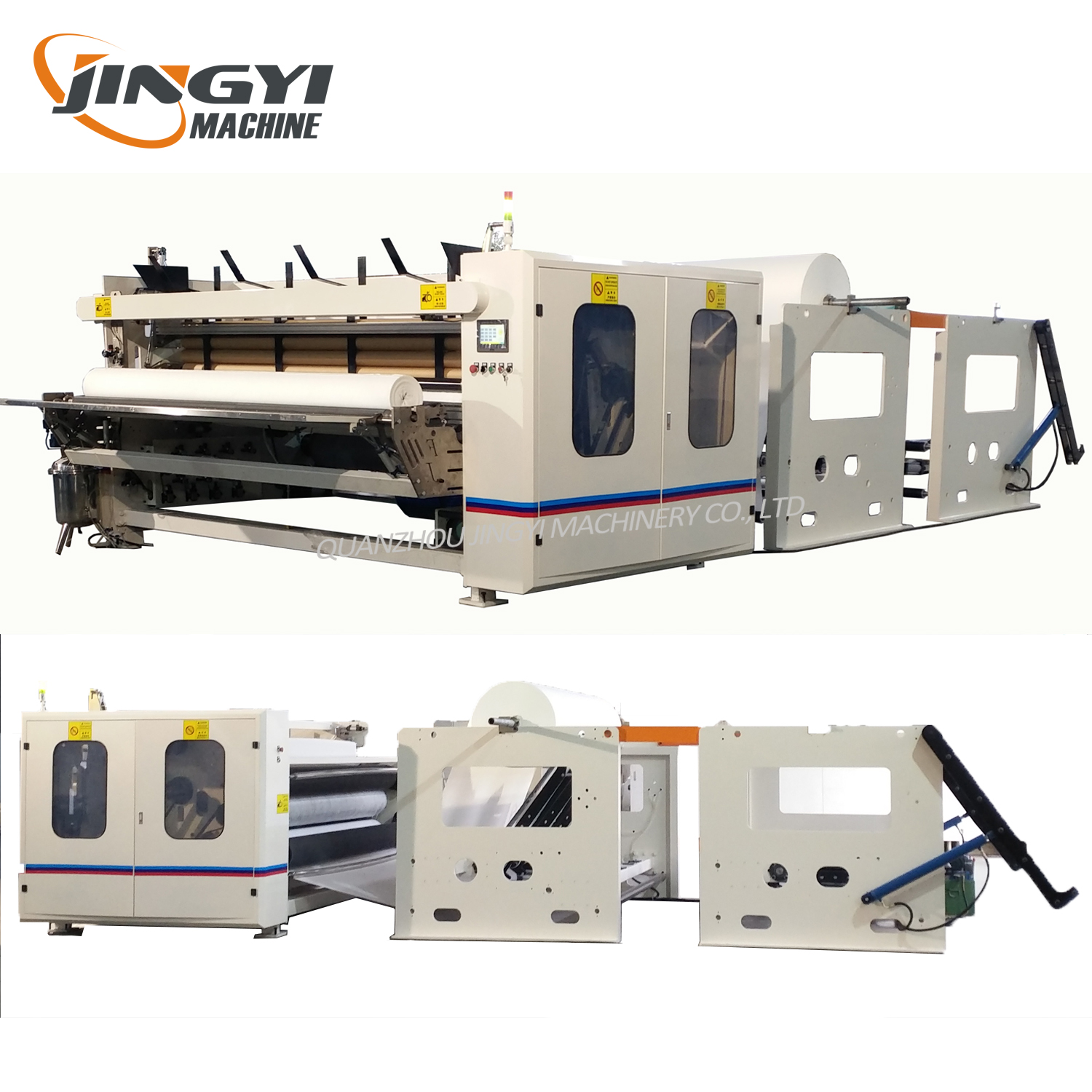 Máquina rebobinadora automática de papel higiénico JRT Maxi Roll